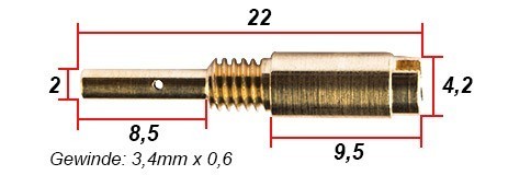 Gicleur ralenti adaptable - de,