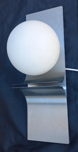 Applique lampe globe - , opaline
