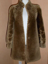 MANTEAU  FOURRURE PELLICCERIA VALENTINA COSENZA T38/40 Mouton Doré
