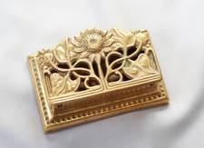 Boite à timbre en laiton