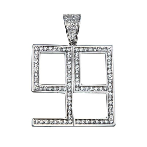 Homme argent sterling numéro - argent,