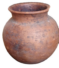 Vase Pot africain antique en terre cuite  / DJENNÉ - Mali / début XXème