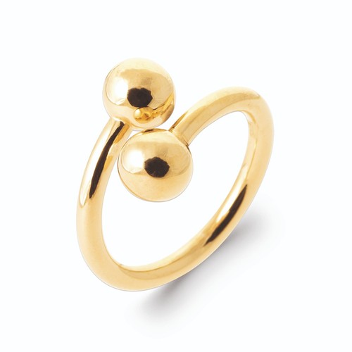Bague plaqué 18 carats - plaqué,