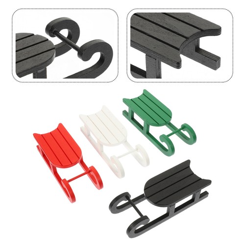 Pcs luge bois décoration - bois,