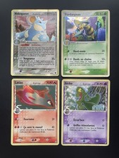 Lot de 4 Cartes Pokemon HOLO et REVERSE bloc EX