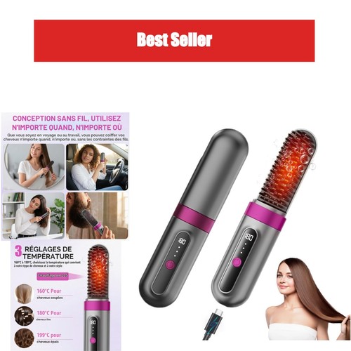 Brosse lissante sans fil