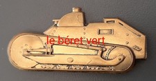 WW1 Insigne Chars Renault FT 17 BCC RCC 1914-1918 Béret Chars de Combat métal