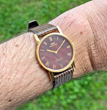 Rare ! Montre Technos Monarch Extra mécanique - cadran romain -  fonctionnelle