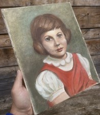 Peinture HST Portrait de Jeune