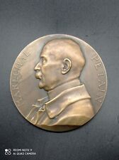 Médaille en bronze du Maréchal Pétain signé M.DAMMANN 1922 ,militaire , WW2 .