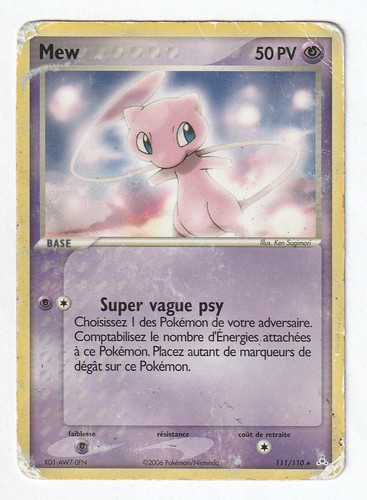 Carte pokemon mew 111 110 - carte,