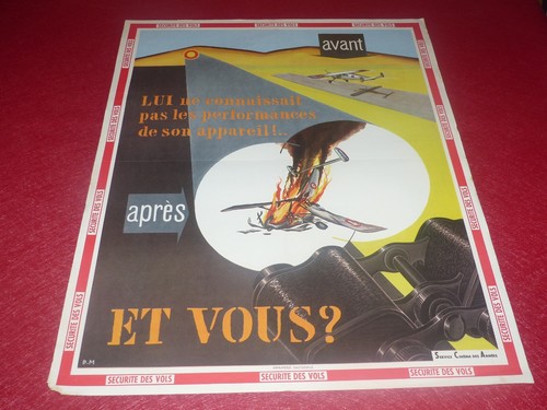 Aviation affiche originale - aviation,