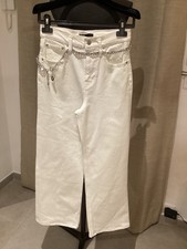 Superbe Jeans Large Blanc