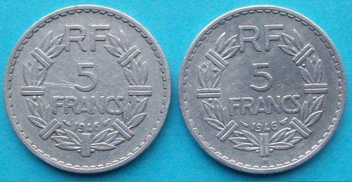 Pièces monnaie 5 francs - piÈces,