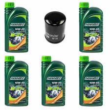 Huile Moteur Kit 10W40 5 Litre Filtre à HF148 pour TGB Lame 425 500 Lof Target