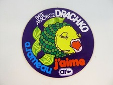 AUTOCOLLANT / STICKER - AR - RAMEAU - PATE A AMORCE DRACHKO - PECHE - FISCHING -