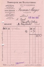 75 PARIS bijoutier FROMM MAYER