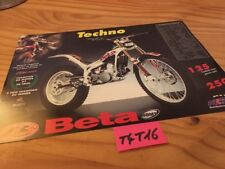 Beta Trial 125 250 Techno , ALP 125 250 brochure catalogue moto prospectus