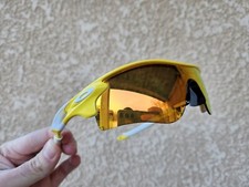Oakley Radarlock Path Yellow / Fire Iridium Rare Vintage Collector Radar