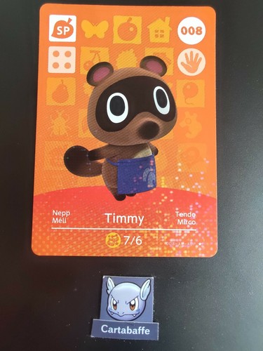 Carte amiibo animal crossing - amiibo,