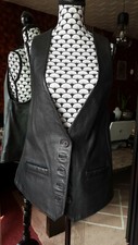 Veste sans manche cuir - manche,