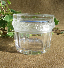 CRISTALLO DI CENSO - BOÎTE EN CRISTAL POUDRIER BONBONNIÈRE