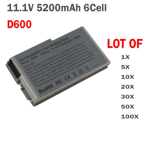 Lot d600 battery for - for, dell