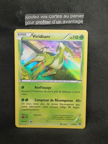 Carte pokémon viridium 98 - carte,