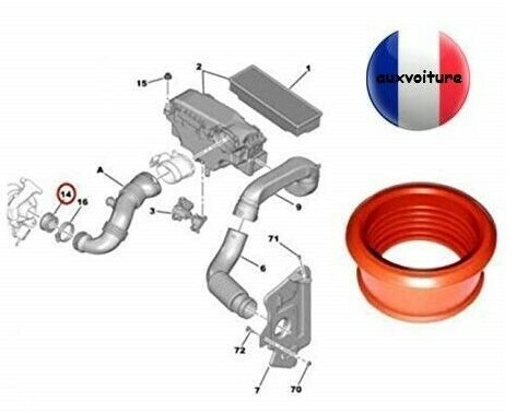 Joint manchon turbo - joint,