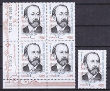 France 2021 Music compositeur composer Saint-Saens Coin Daté + timbre stamp MNH*