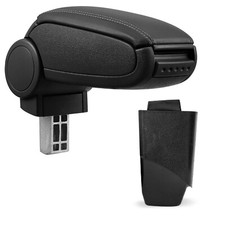 Accoudoir Central Peugeot 206 / 206 CC / 206 SW Simili Cuir Noir