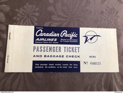 Billet avion canadian pacific - avion,