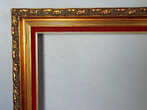 Grand cadre style ancien - , 81x61