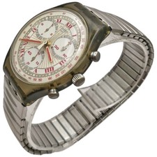 Swatch Pleasure Dome  37mm AG 1993 Quartz LEBROCANTHEURE MONTRE VINTAGE WATCH