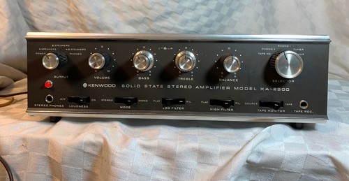 Late 60s kenwood - late, ka-2500