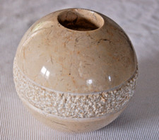 Photophore vintage en marbre