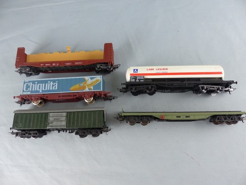 Lima lot de 5 wagons - ho,