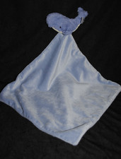 🍀Peluche Doudou Plat Baleine Mouchoir Bleu JELLYCAT Poisson Couverture Velours