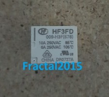 1Pcs HF3FD 009-H3F(576) 10A 250VAC