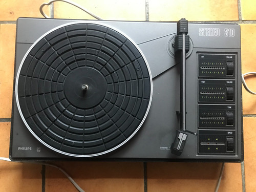 Tourne disque philips - tourne, stéreo