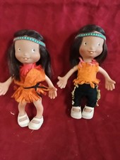 Poupées Laflex Indien Et Indienne 25cm