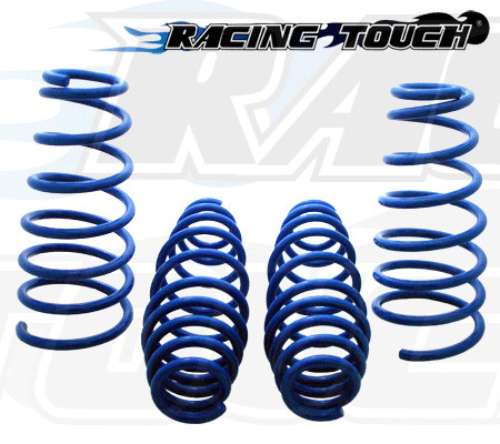 4pc blue lowering springs - lowering, kit