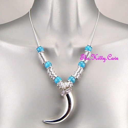 Argent corne tribale - corne, tusk