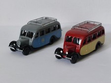 Norev 1/87. Lot De 2   Citroen U23 Autobus  1947  Neuf  En  boite.