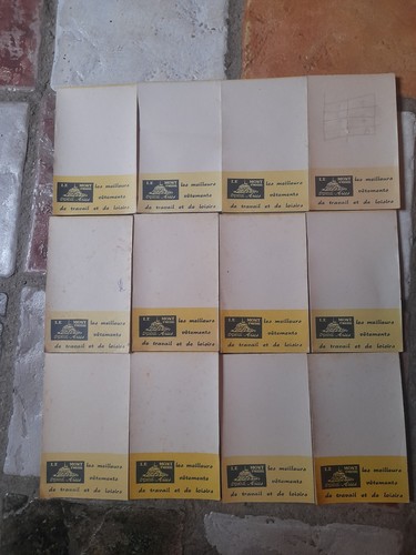 Lot carnets anciens vêtements - lot,