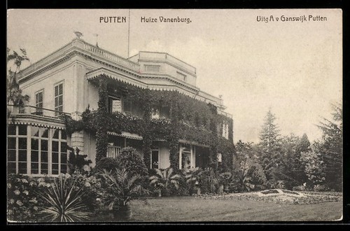 Carte postale puits maison - postale, puits,