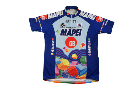 Maillot vélo rétro mapei - maillot,