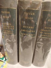 Victor Hugo Oeuvres Complètes 3 Tomes Francis Bouvet