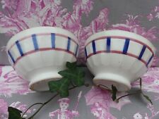 2 Bols anciens old French BOWL décor Basques un avec un cheveu traces d'usage 13