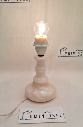 Pied lampe albatre - lampe,